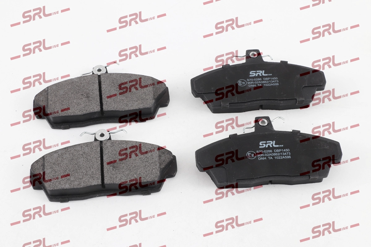 Brake Pad Set, disc brake (S70-0286)