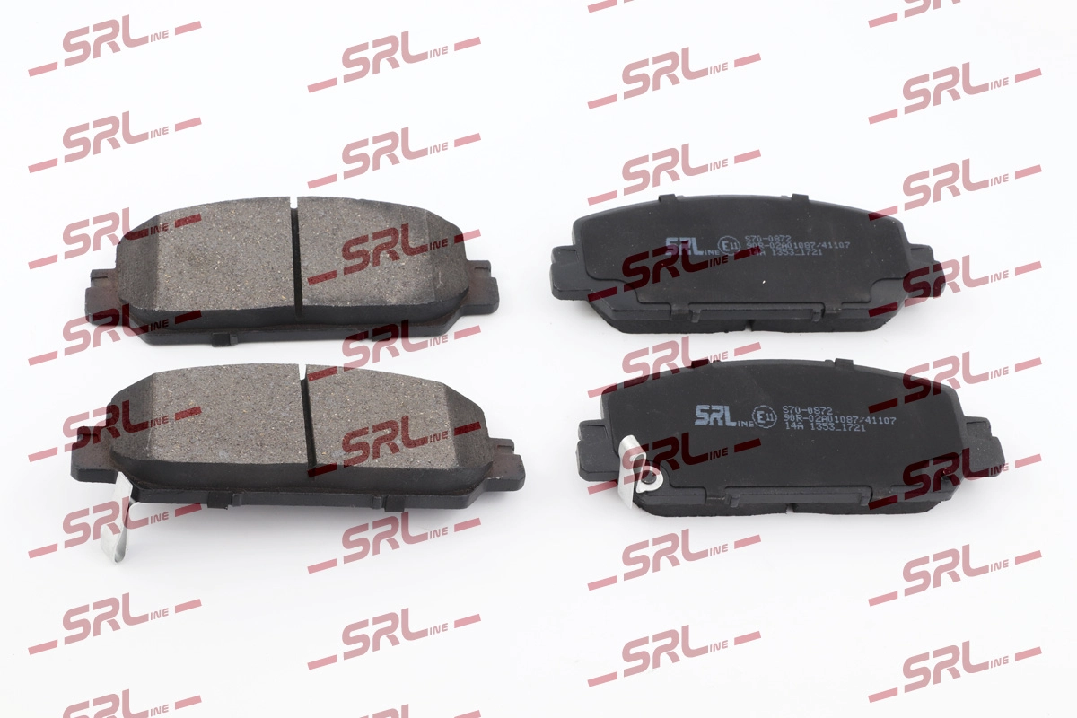 Brake Pad Set, disc brake (S70-0872)