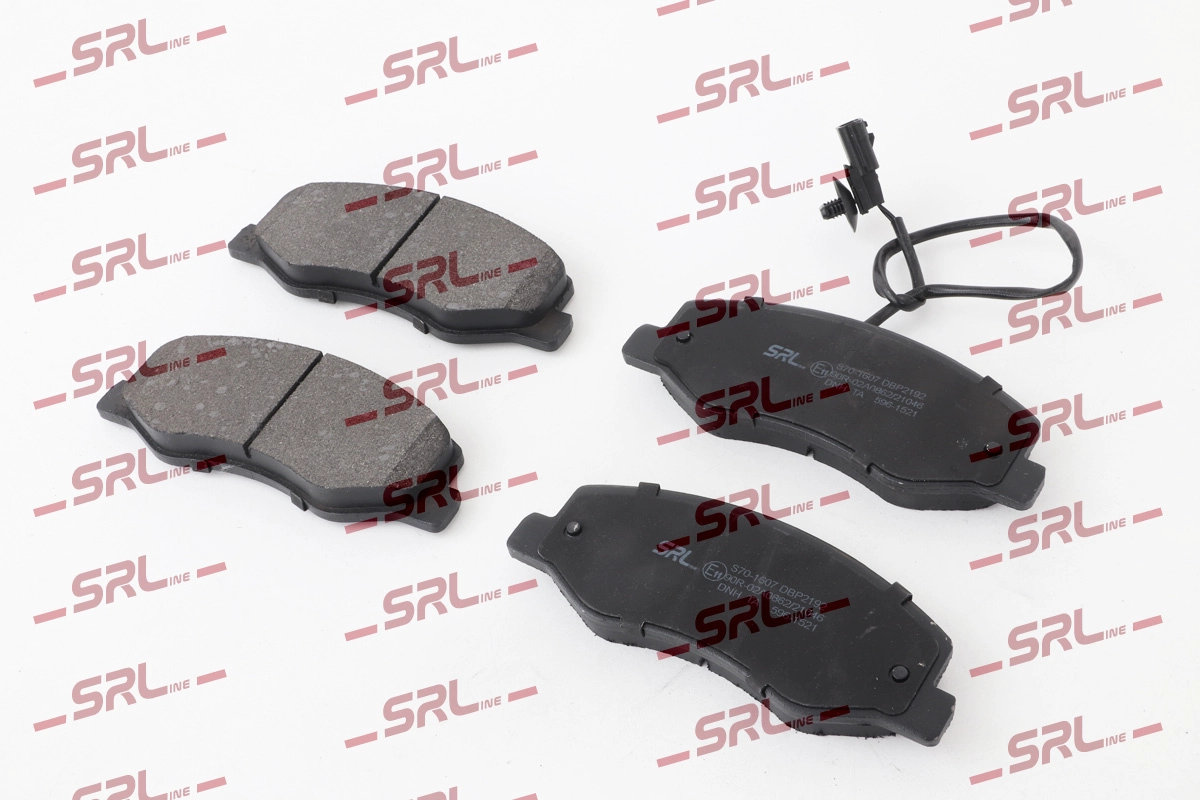 Brake Pad Set, disc brake (S70-1607)