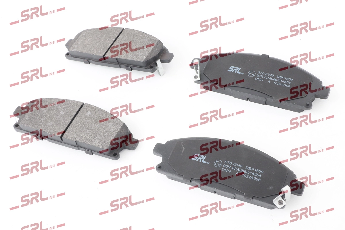 Brake Pad Set, disc brake (S70-0340)