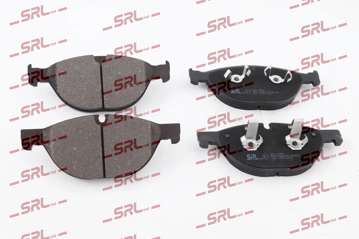 Brake Pad Set, disc brake (S70-0884)