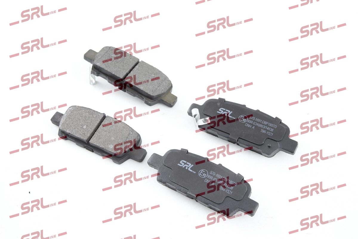 Brake Pad Set, disc brake (S70-1691)