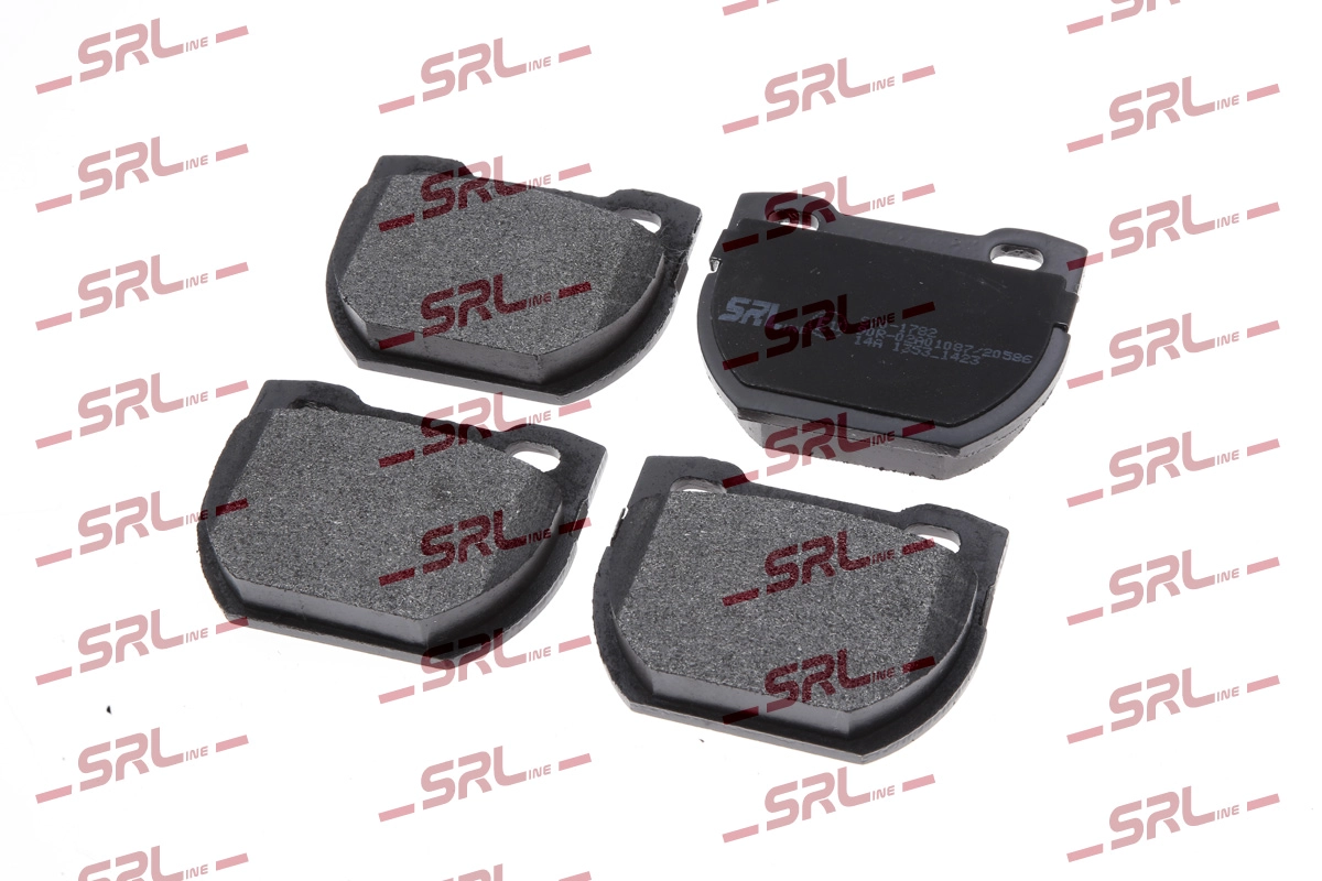 Brake Pad Set, disc brake (S70-1782)