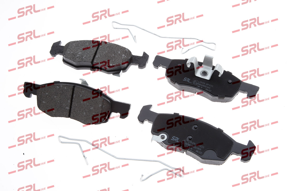 Brake Pad Set, disc brake (S70-0791)