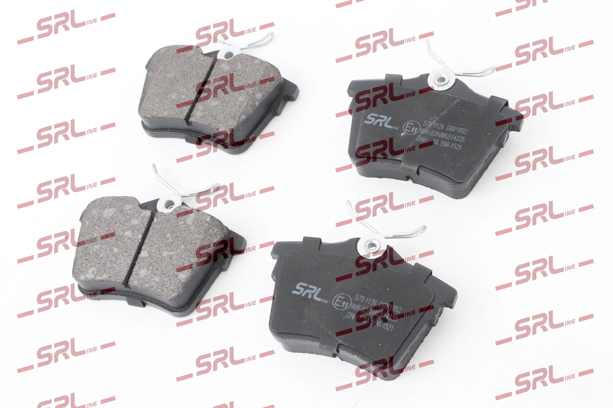Brake Pad Set, disc brake (S70-1126)