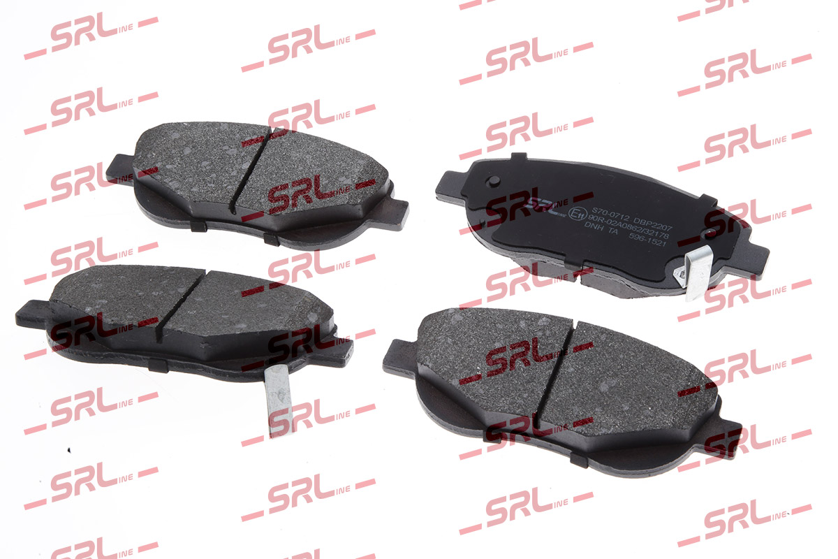 Brake Pad Set, disc brake (S70-0712)