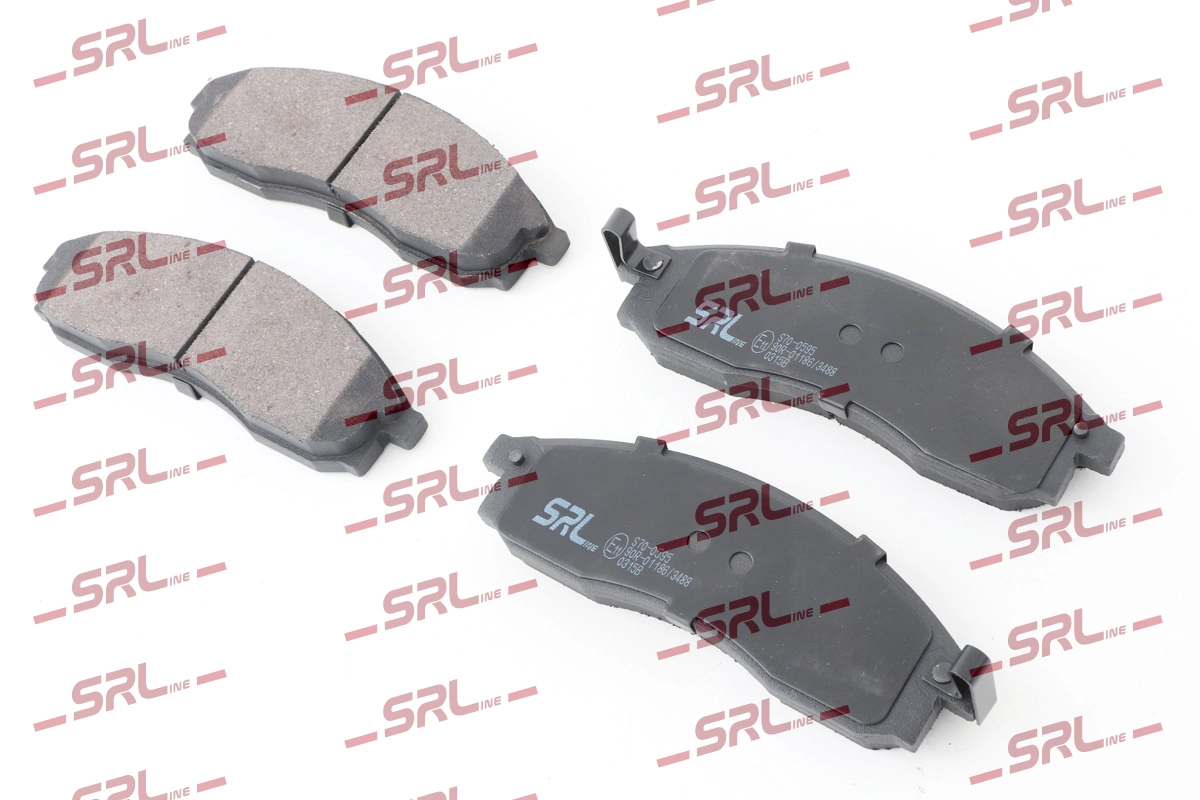Brake Pad Set, disc brake (S70-0595)