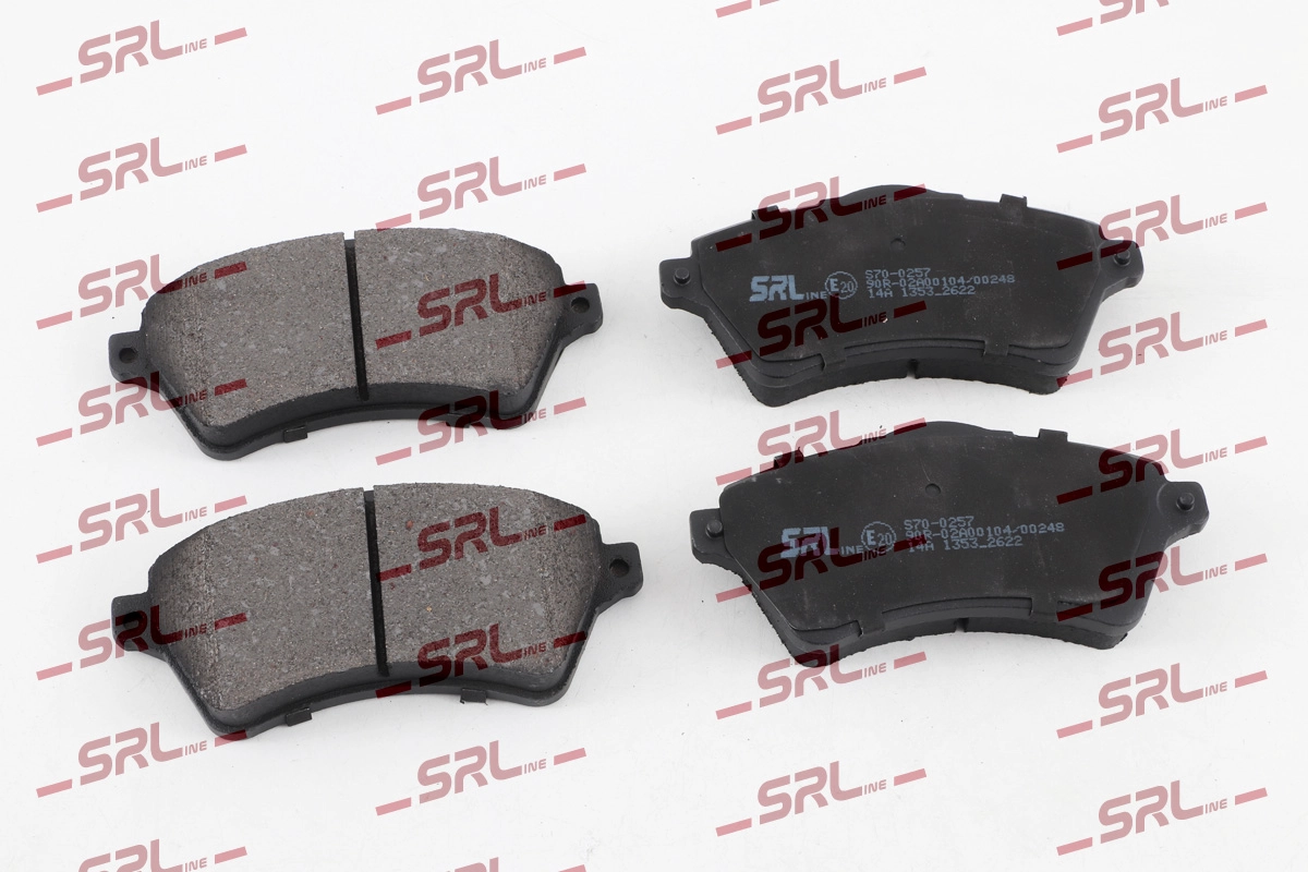 Brake Pad Set, disc brake (S70-0257)