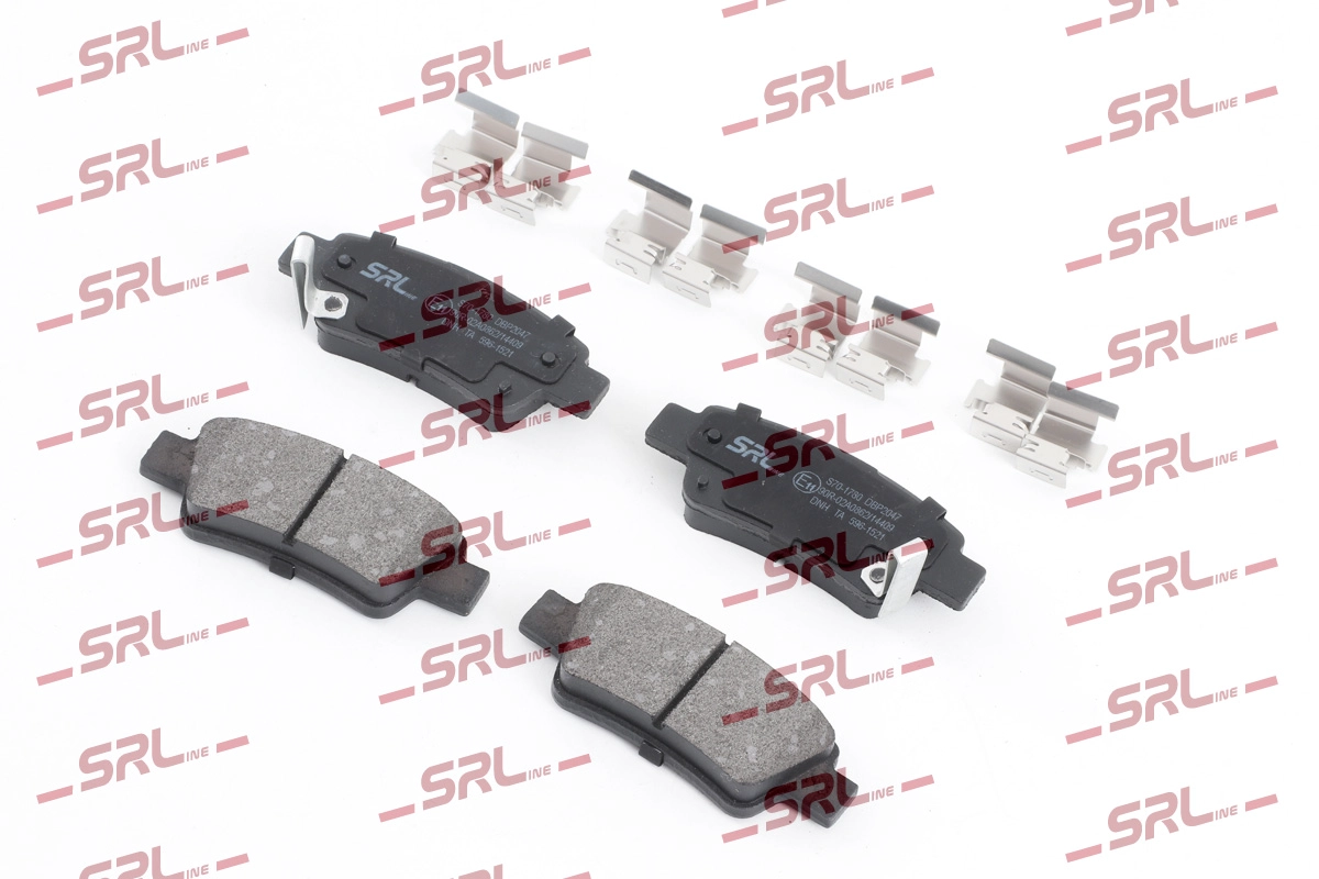 Brake Pad Set, disc brake (S70-1780)