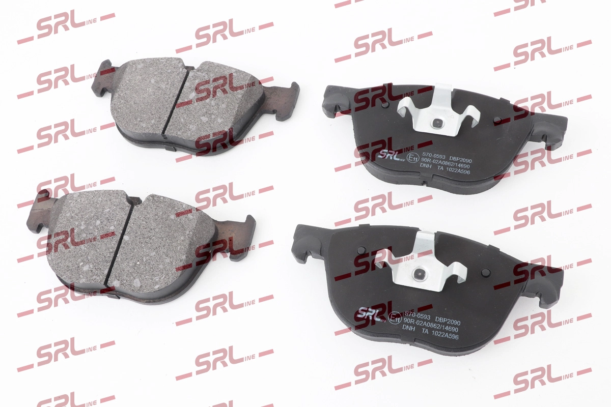 Brake Pad Set, disc brake (S70-0593)