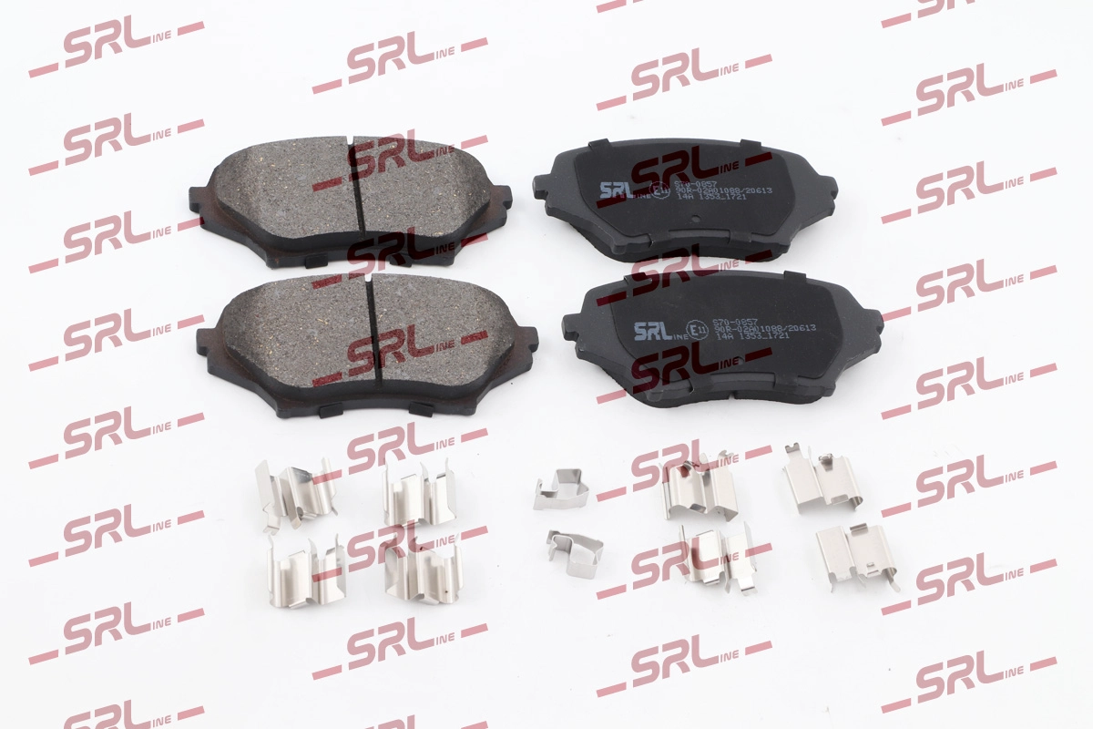 Brake Pad Set, disc brake (S70-0857)