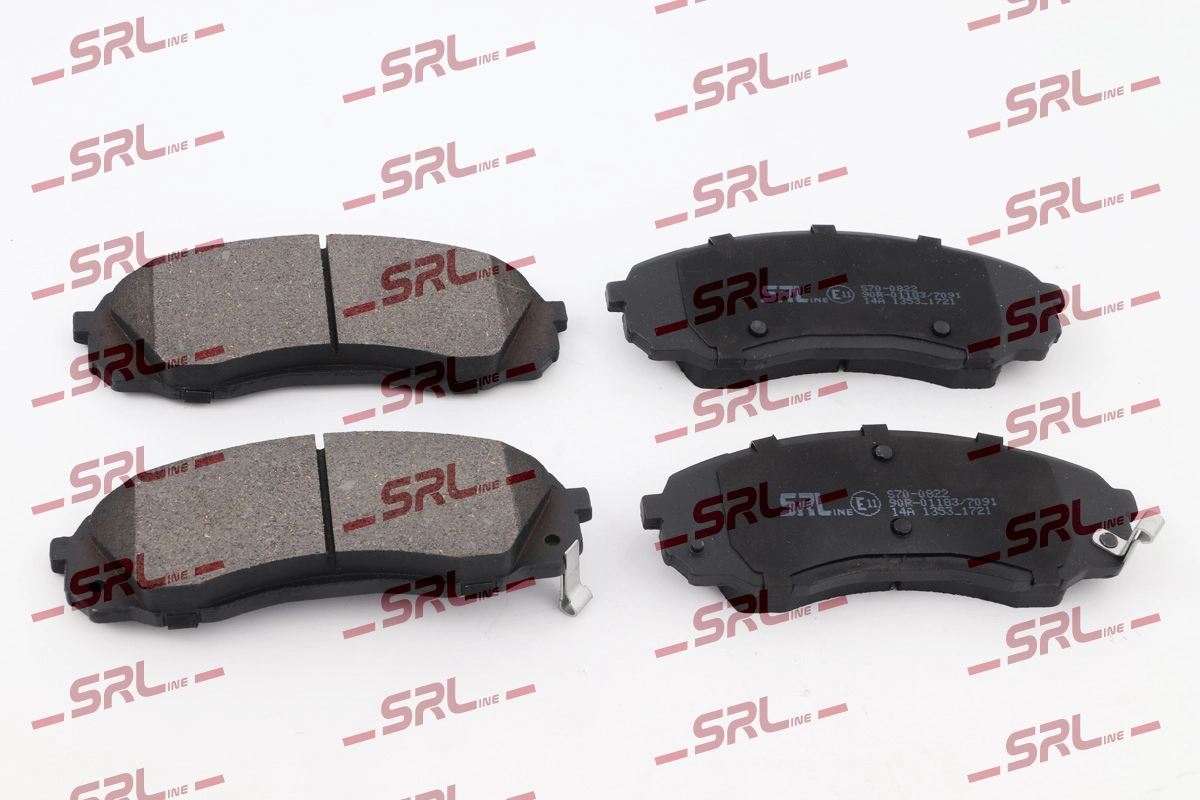 Brake Pad Set, disc brake (S70-0822)