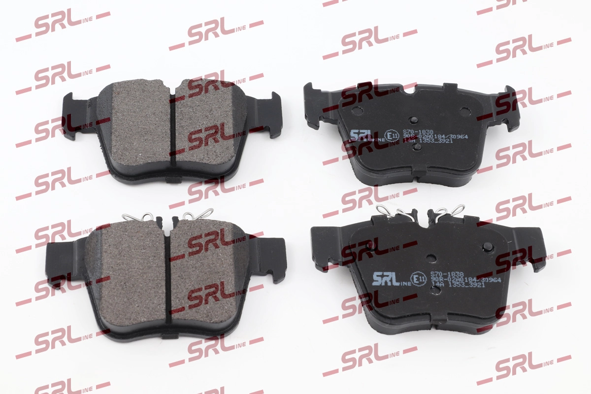 Brake Pad Set, disc brake (S70-1838)