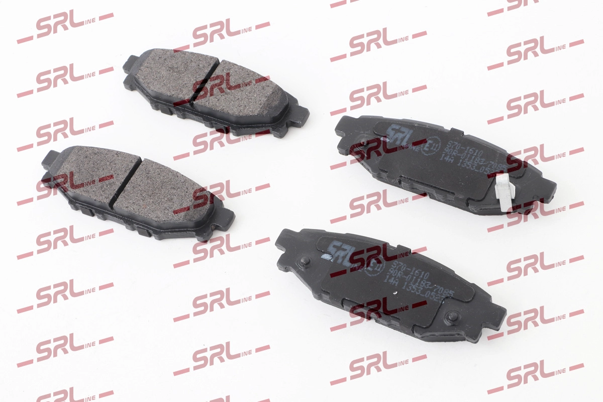 Brake Pad Set, disc brake (S70-1610)