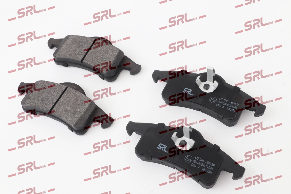 Brake Pad Set, disc brake (S70-1346)