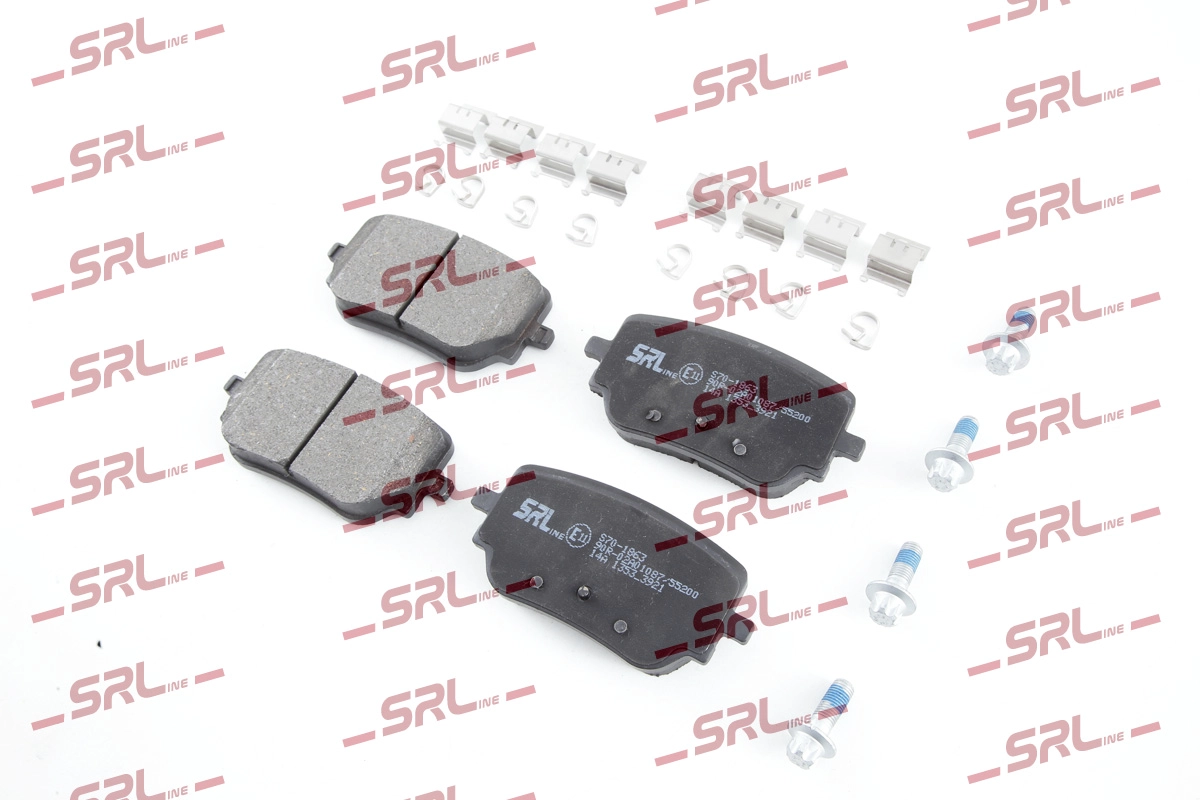 Brake Pad Set, disc brake (S70-1863)