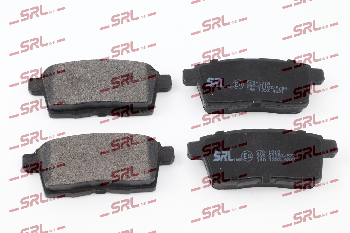 Brake Pad Set, disc brake (S70-1918)