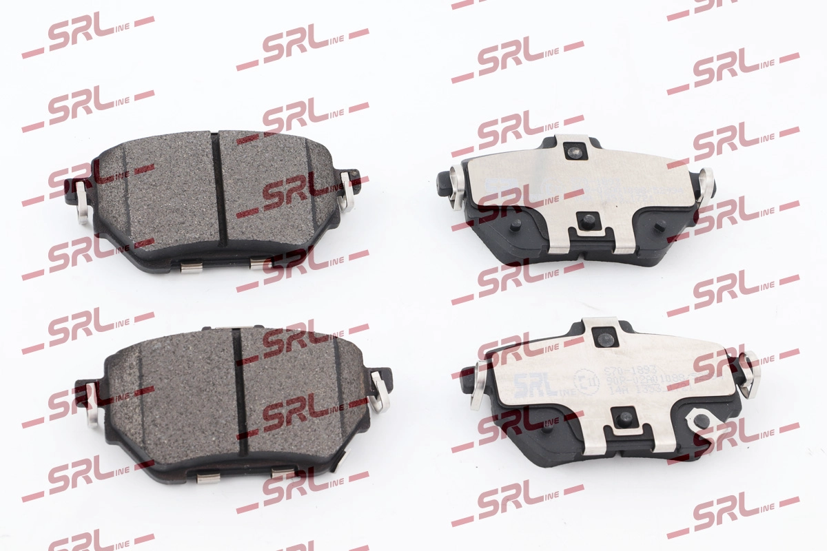 Brake Pad Set, disc brake (S70-1893)