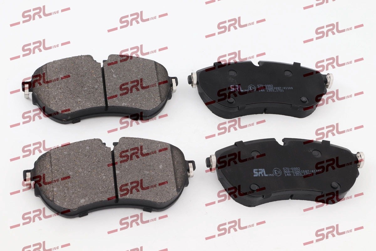 Brake Pad Set, disc brake (S70-0882)