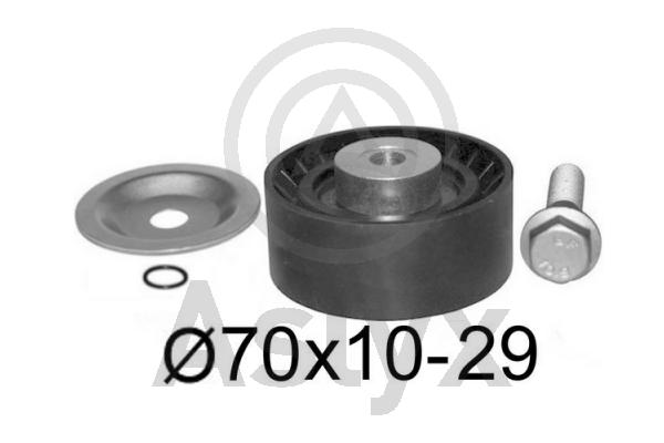 Deflection/Guide Pulley, V-ribbed belt (AS-521152)
