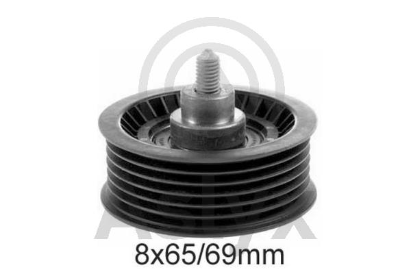 Deflection/Guide Pulley, V-ribbed belt (AS-521051)
