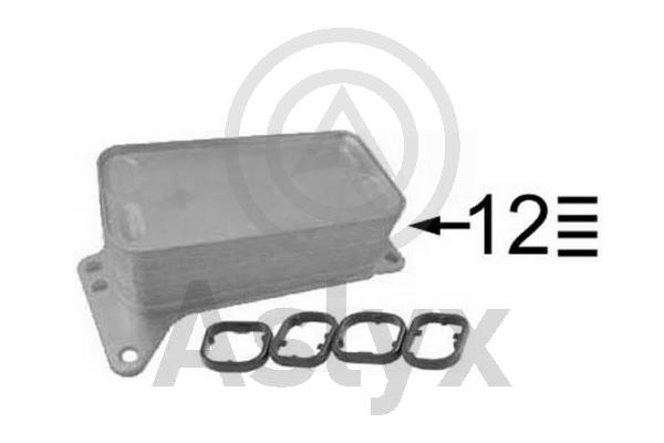 Oil Cooler, engine oil (AS-521249)