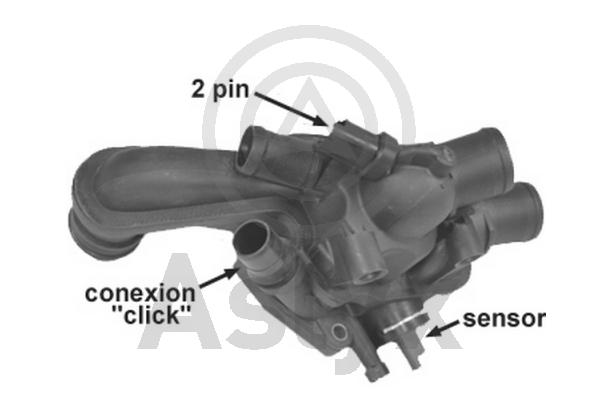 Thermostat, coolant (AS-503969)