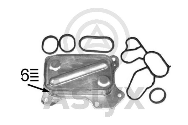 Oil Cooler, engine oil (AS-203049)