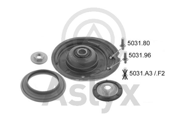 Repair Kit, suspension strut support mount (AS-203154)