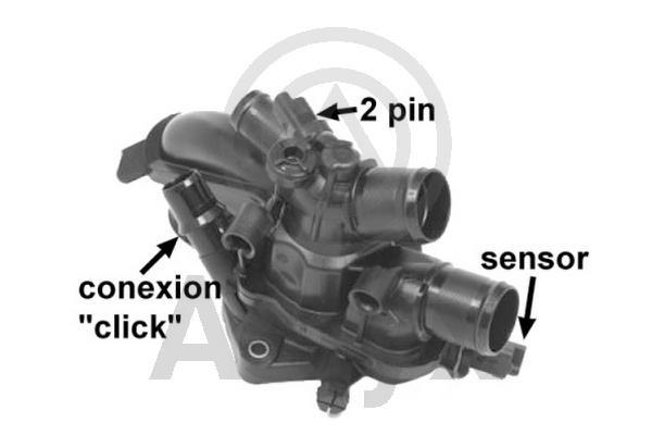 Thermostat, coolant (AS-535582)