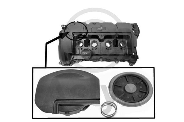 Membrane, crankcase ventilation (AS-535658)