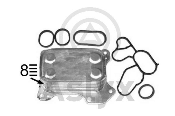 Oil Cooler, engine oil (AS-521190)