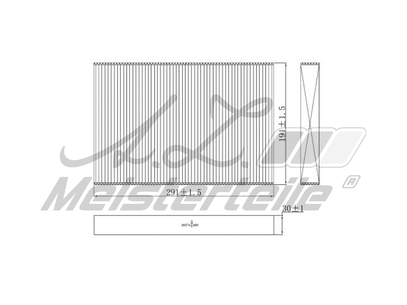 Filter, cabin air (AZMT-41-010-1578)