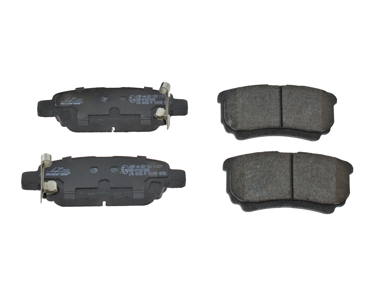 Brake Pad Set, disc brake (AZMT-44-022-1522)