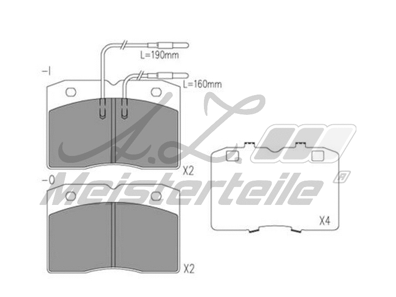 Brake Pad Set, disc brake (AZMT-44-022-1789)