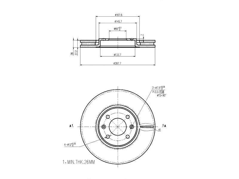 Brake Disc (AZMT-44-024-1055)