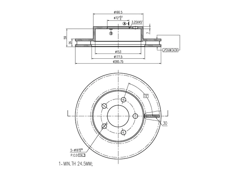 Brake Disc (AZMT-44-024-1241)