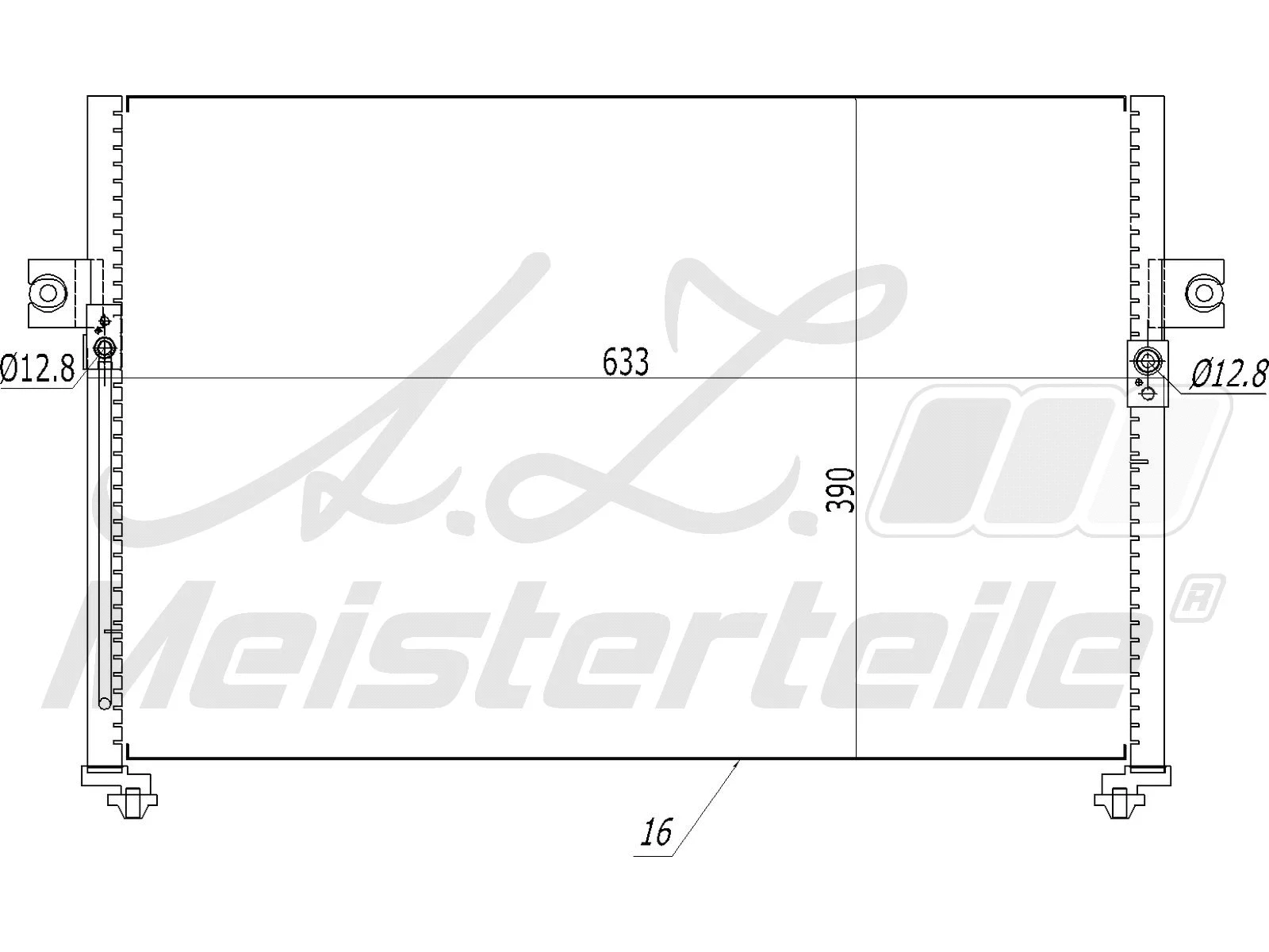 Condenser, air conditioning (AZMT-45-030-1106)