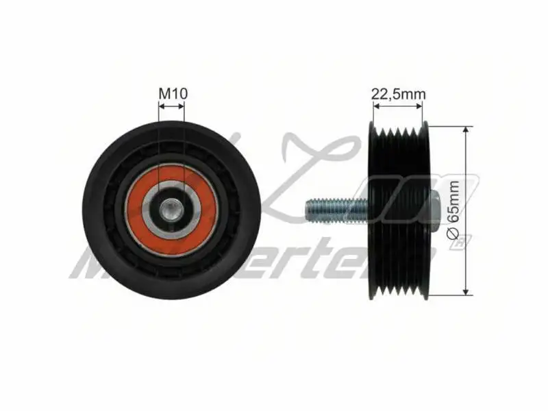 Deflection/Guide Pulley, V-ribbed belt (AZMT-20-031-2035)
