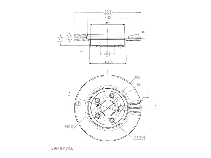 Brake Disc (AZMT-44-024-1477)