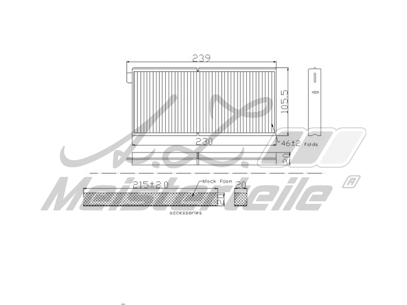 Filter, cabin air (AZMT-41-010-1557)