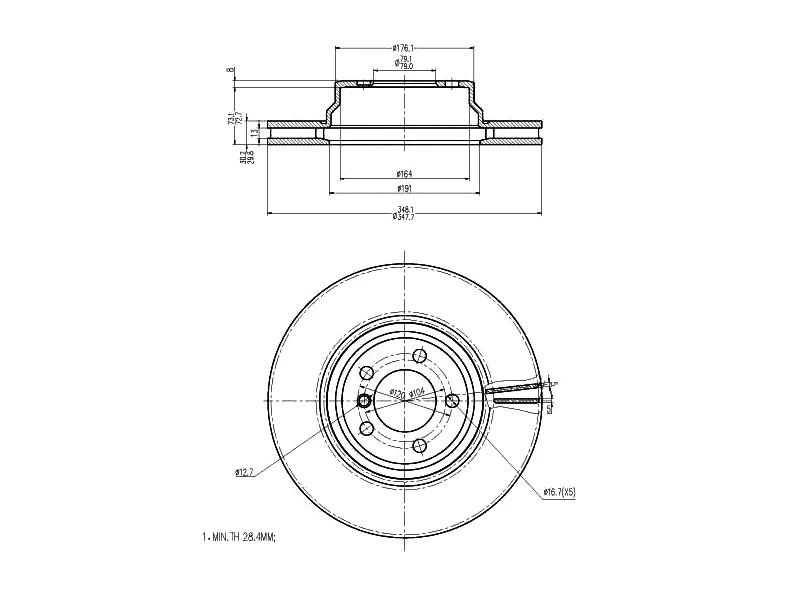 Brake Disc (AZMT-44-024-1355)