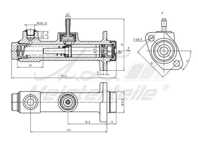 Master Cylinder, clutch