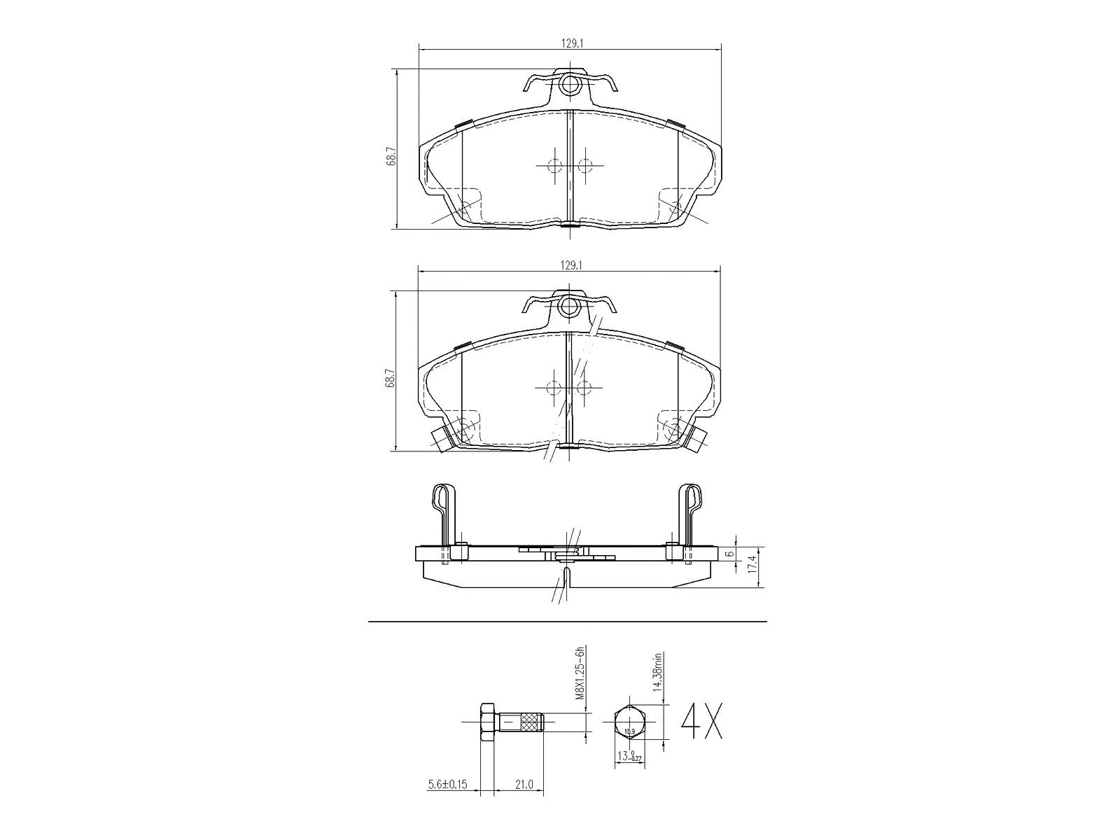 Brake Pad Set, disc brake