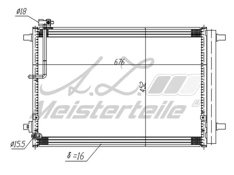 Condenser, air conditioning
