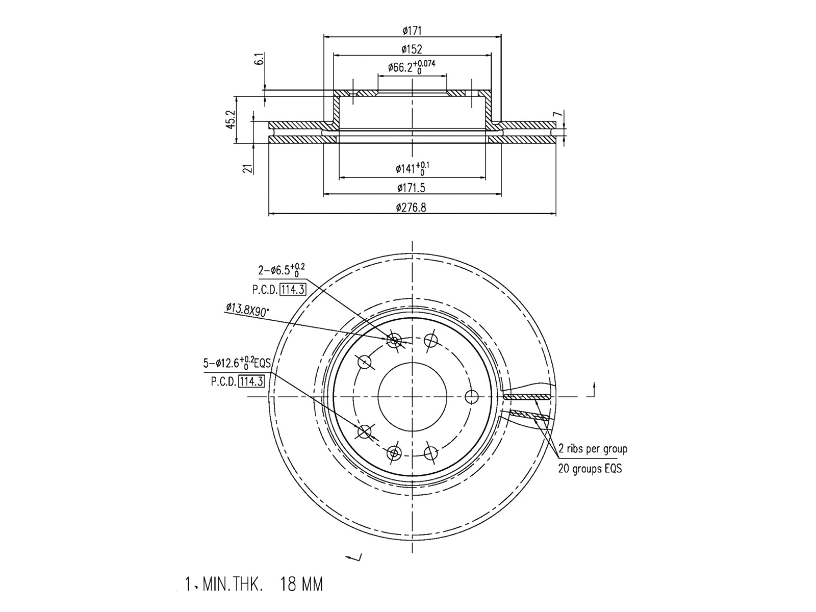 Brake Disc (AZMT-44-024-1085)