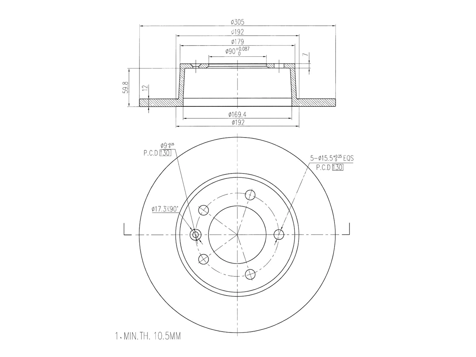 Brake Disc (AZMT-44-024-1164)