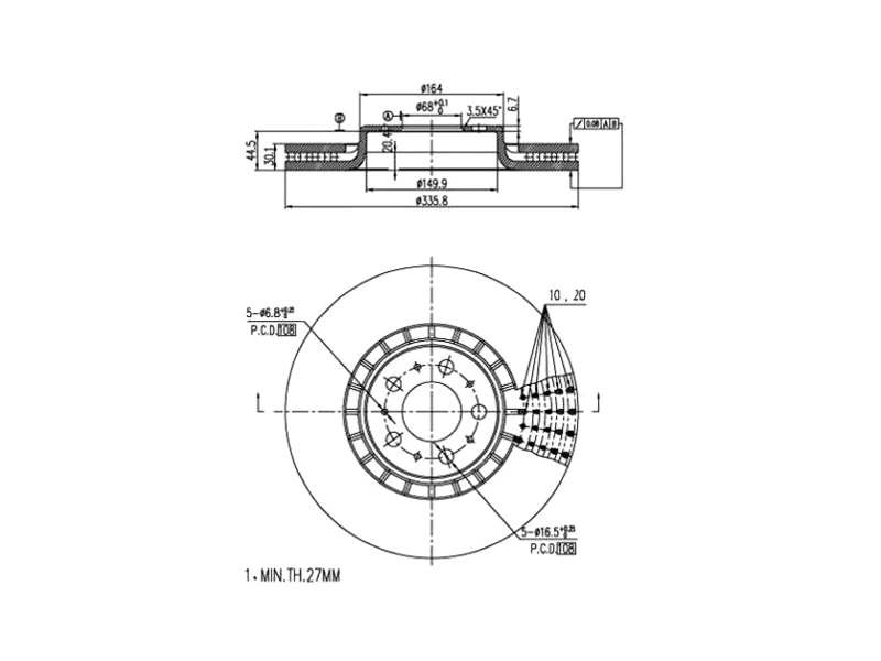 Brake Disc (AZMT-44-024-1201)