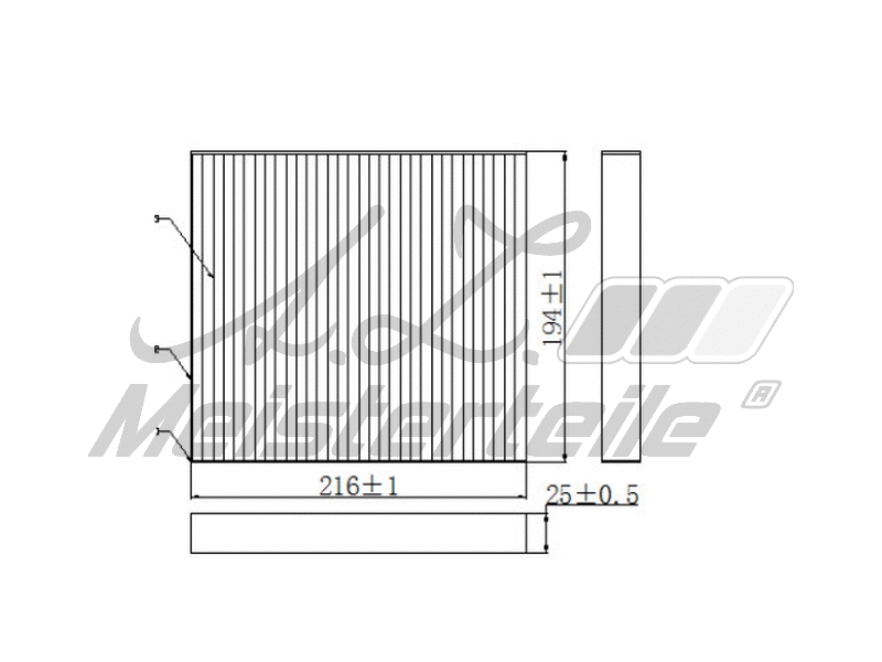 Filter, cabin air (AZMT-41-010-1807)