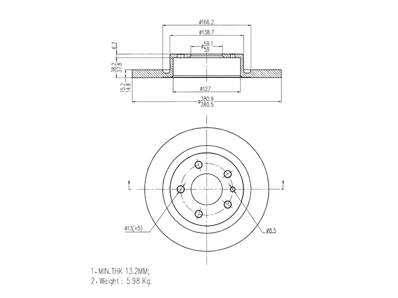 Brake Disc (AZMT-44-024-1034)